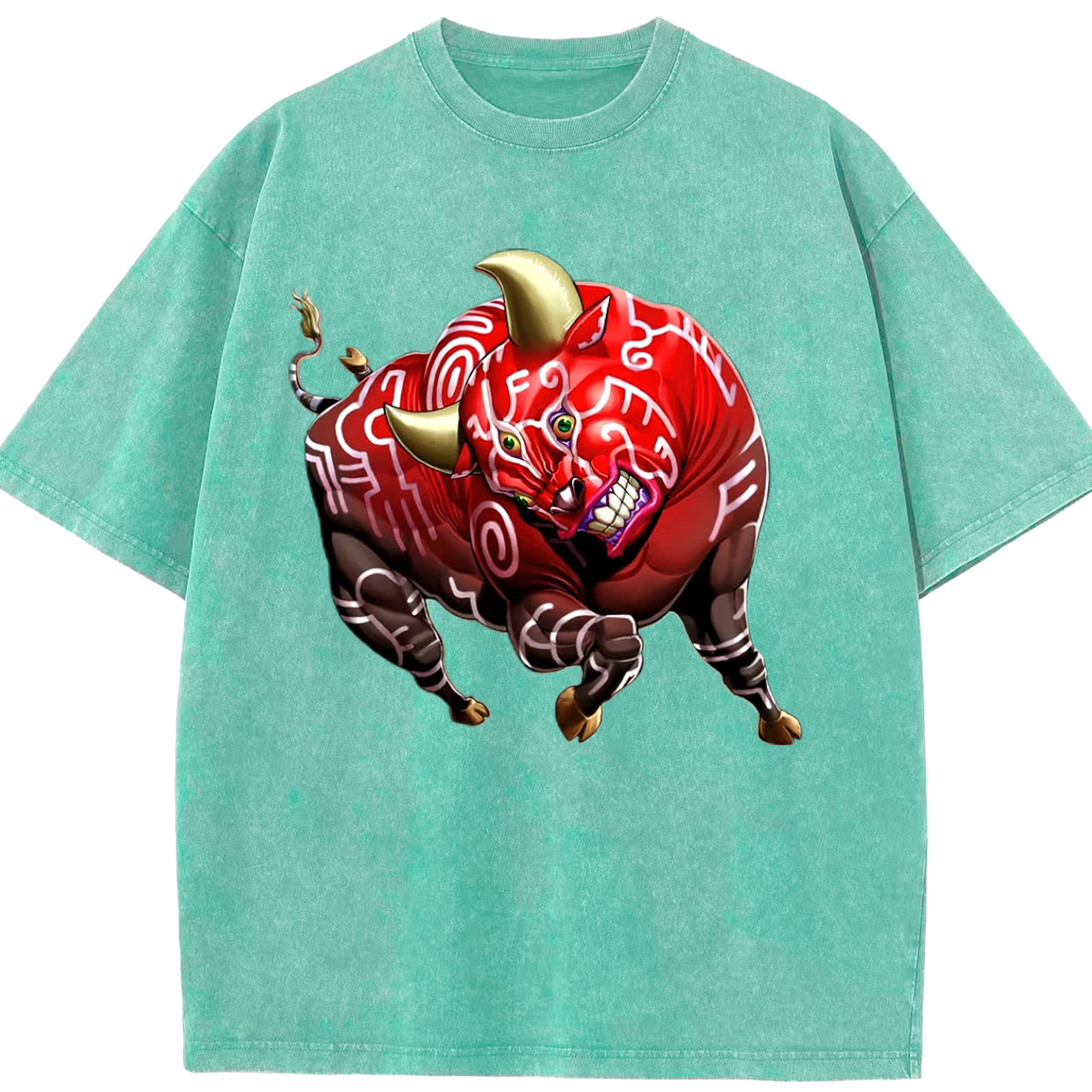 （画像用） 遊☆戯☆王 Yu-Gi-Oh! 綿100% ヴィンテージ風 半袖Tシャツ（フロントプリント）